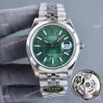 Clean Factory 1:1 Super Clone Rolex Datejust 41 Green Motif Beveled Bezel Caliber 3235 Watch